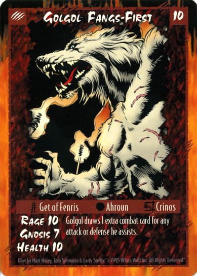 Golgol Fangs-First (Crinos Form)